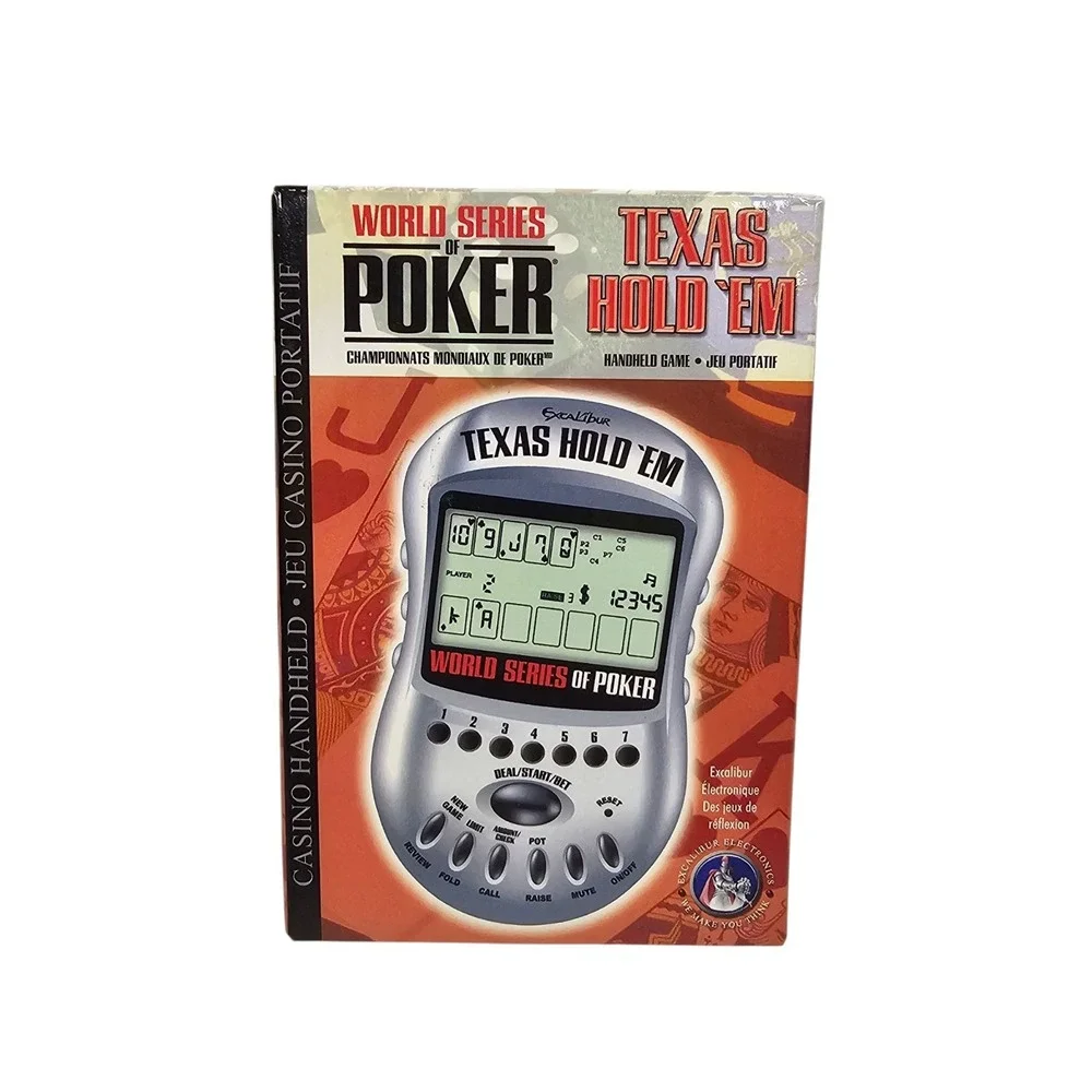 World Series of Poker‎ Electronic Texas Hold 'em Poker Handheld By Excalibur